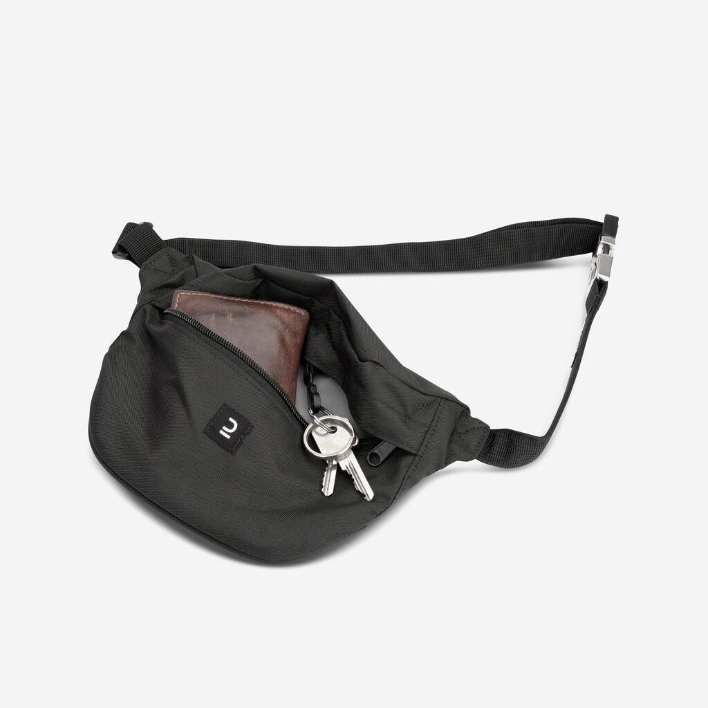 Skateboarding Bum Bag with Built-In Skateboard Tool WB500 - Black